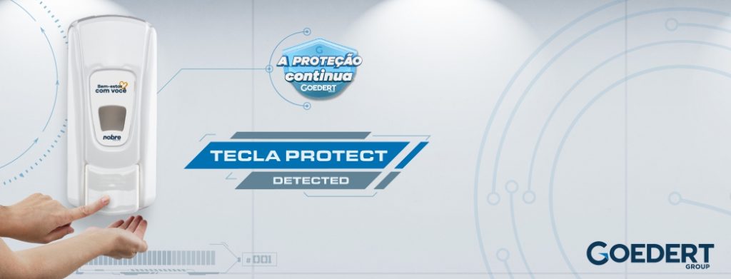 Tecla protect: tecnologia que garante mais proteção contra vírus e bactérias